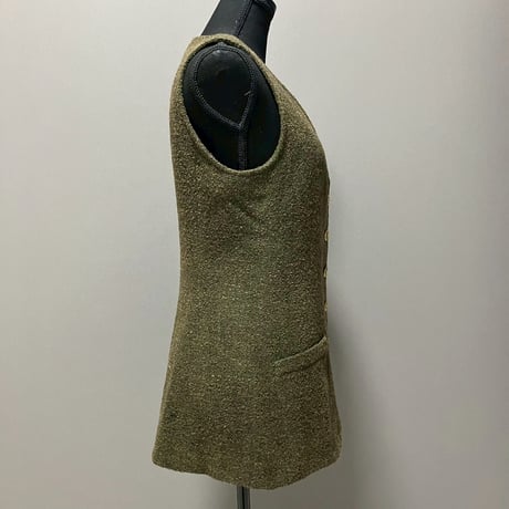 CHANEL (シャネル) ヴィンテージ ツイード ココボタン ベスト