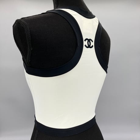 CHANEL (シャネル) ヴィンテージ ココマーク 刺繍 タンクトップ