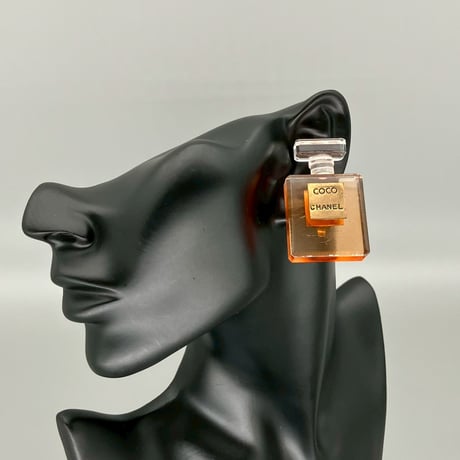 CHANEL (シャネル) ヴィンテージ 香水 パフューム ロゴ イヤリング