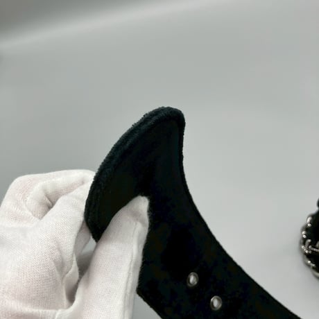 CHANEL (シャネル) ヴィンテージ ベロア ベルベット チェーン ベルト