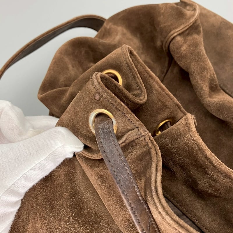 CHANEL (シャネル) ヴィンテージ スエード ココマーク リュックサック