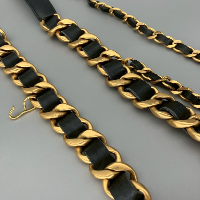 CHANEL ヴィンテージチェーンベルト CHANEL ヴィンテージチェーンベルト レア 超レア・ヴィンテージ