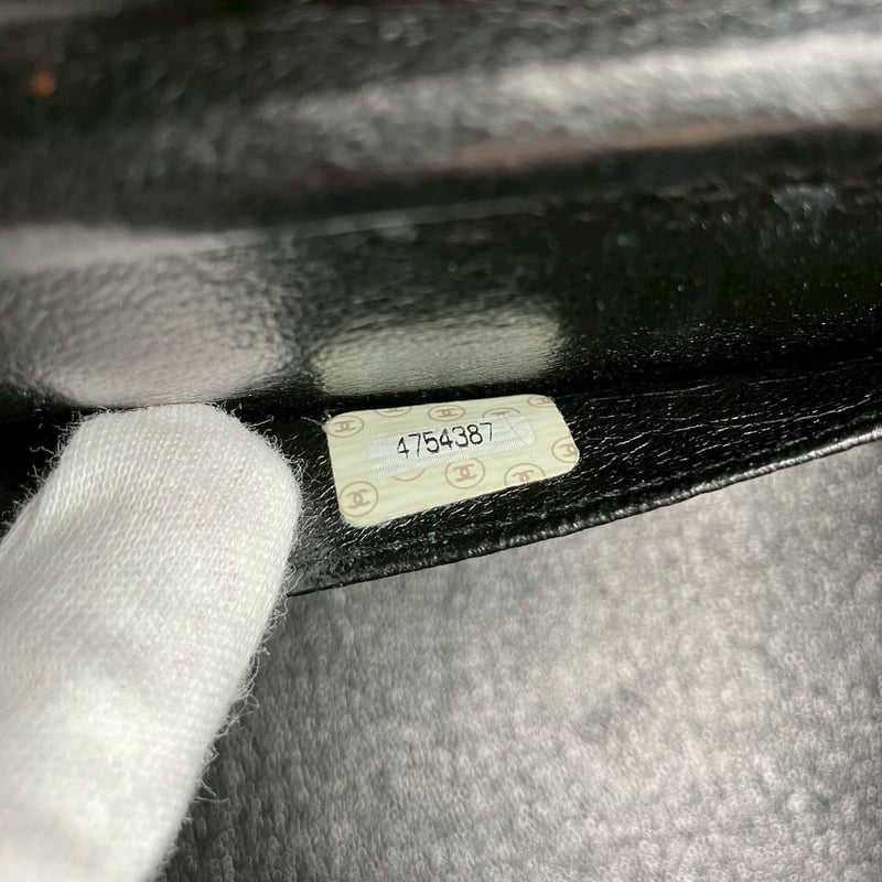 CHANEL (シャネル) ヴィンテージ べっ甲 ココマーク ラムスキン