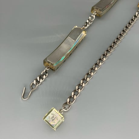 CHANEL (シャネル) ヴィンテージ ココマーク クリア チェーンベルト
