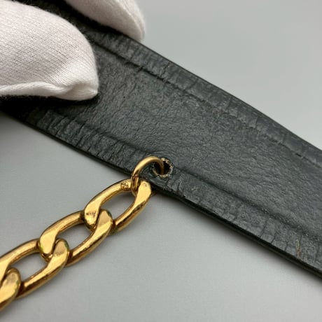 CHANEL (シャネル) ヴィンテージ ココマーク ロゴ チェーン ベルト