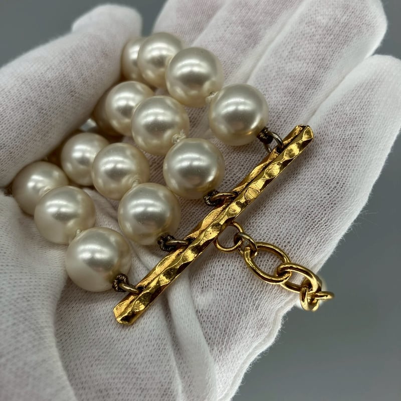 CHANEL (シャネル) ヴィンテージ 4連パール ネックレス チョーカー