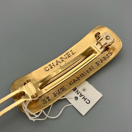 CHANEL (シャネル) ヴィンテージ 31 RUE CAMBON PARIS ココマーク バレッタ ヘアアクセサリー