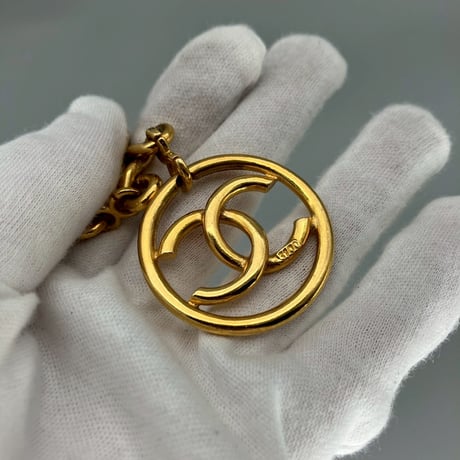 CHANEL (シャネル) ヴィンテージ ココマーク ロングチェーン ネックレス