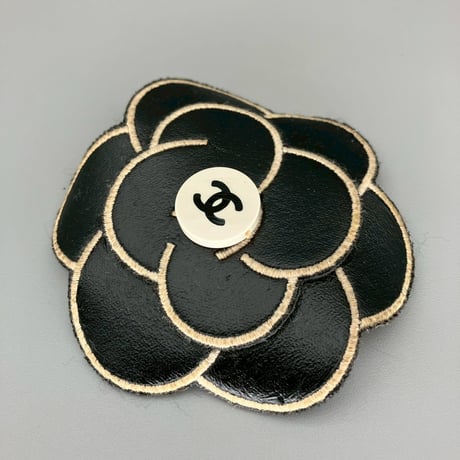 CHANEL (シャネル) ヴィンテージ カメリア ココマーク ブローチ