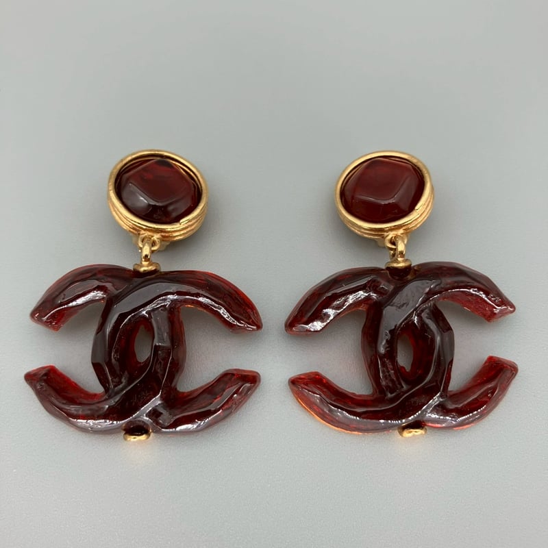 CHANEL (シャネル) ヴィンテージ グリポア カラーストーン