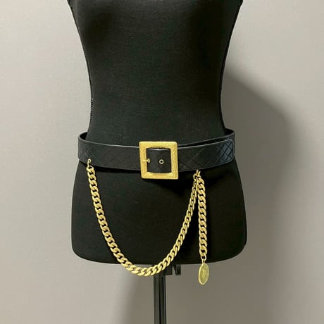 CHANEL (シャネル) ヴィンテージ マトラッセ チェーン ベルト