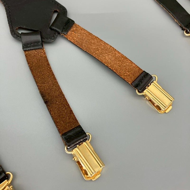 CHANEL (シャネル) ヴィンテージ ココマーク ロゴ サスペンダー