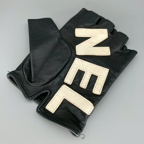 CHANEL (シャネル) ヴィンテージ ロゴ ココマーク レザー 手袋 グローブ