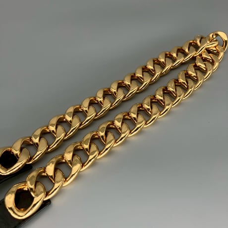 CHANEL (シャネル) ヴィンテージ チェーン レザー ベルト