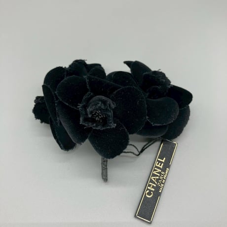 レア‼️ ヴィンテージ カメリア　コサージュ レア☆シャネルChanelビンテージ☆カメリアブローチ コサージュ