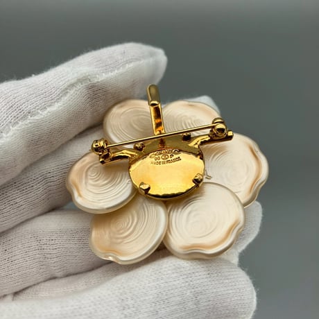 CHANEL (シャネル) ヴィンテージ カメリア フラワー ブローチ