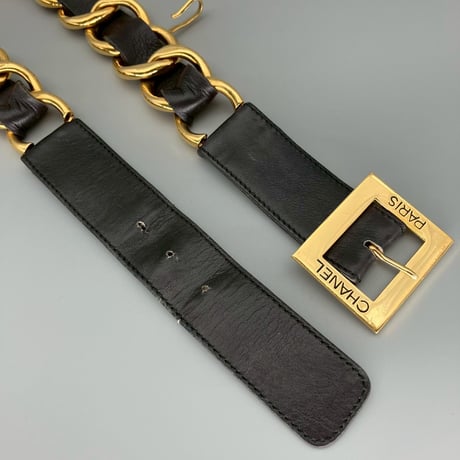 CHANEL (シャネル) ヴィンテージ ロゴ ココマーク メダル チェーン ベルト