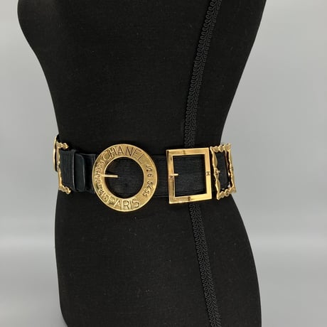 CHANEL (シャネル) ヴィンテージ 31 RUE CAMBON ココマーク バックル ベルト