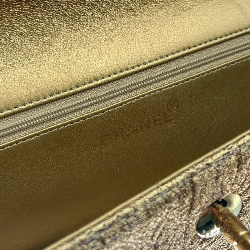 CHANEL (シャネル) ヴィンテージ ターンロック ココマーク ゴールド