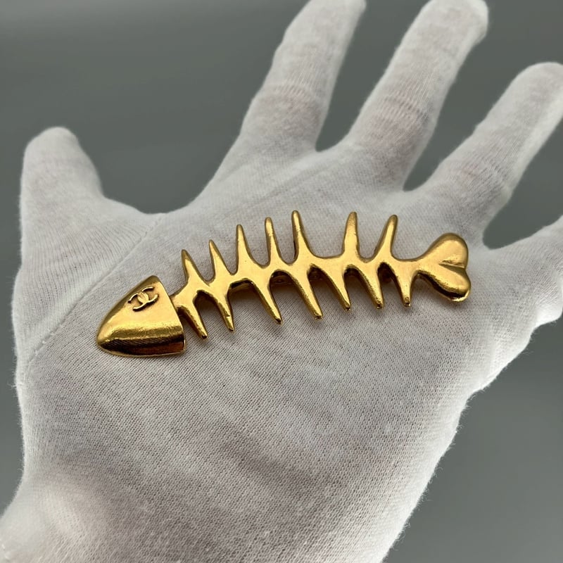 CHANEL (シャネル) ヴィンテージ フィッシュボーン 魚 骨 ココ