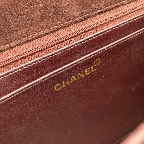 CHANEL (シャネル) ヴィンテージ ベロア ベルベット ターンロック ココマーク ハンドバッグ