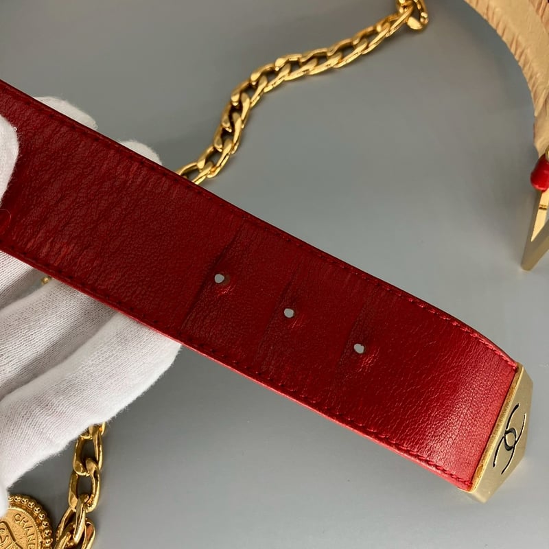 CHANEL (シャネル) ヴィンテージ ココマーク ロゴ チェーン ベルト