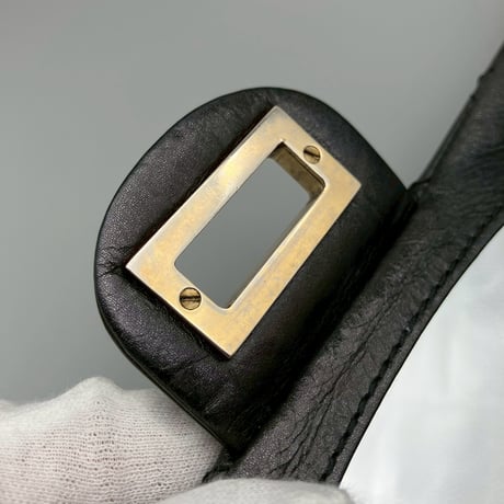 CHANEL (シャネル) ヴィンテージ マトラッセ 2.55 ミラー ロングショルダーバッグ