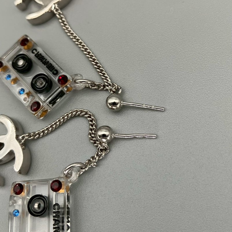 CHANEL (シャネル) ヴィンテージ カセットテープ ココマーク ピアス