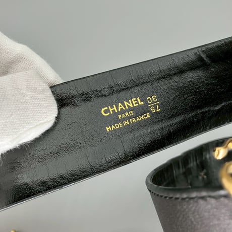 CHANEL (シャネル) ヴィンテージ ココマーク ロゴ チェーン ベルト