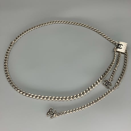 CHANEL (シャネル) ヴィンテージ カンボンライン マトラッセ ココマーク チェーンベルト