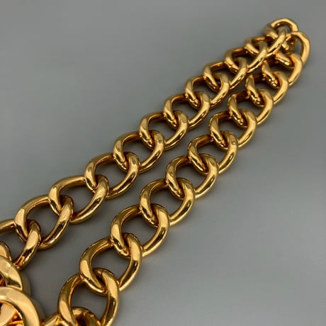 CHANEL (シャネル) ヴィンテージ ターンロック ココマーク ネックレス