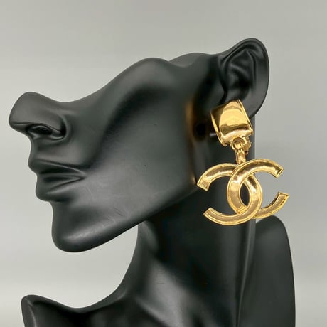 CHANEL (シャネル) ヴィンテージ デカココ ココマーク スイング イヤリング
