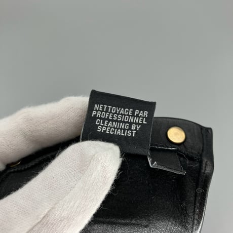 CHANEL (シャネル) ヴィンテージ レザー ボタン 手袋 グローブ