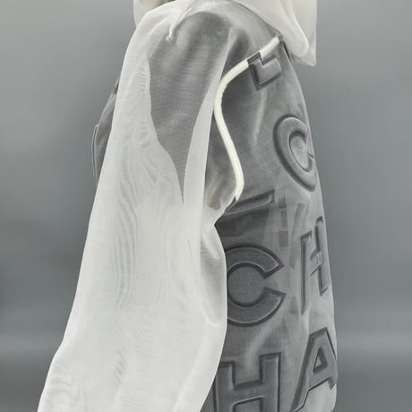 CHANEL (シャネル) ファレル ウィリアムス ビッグロゴ メッシュ ブルゾン ジャケット