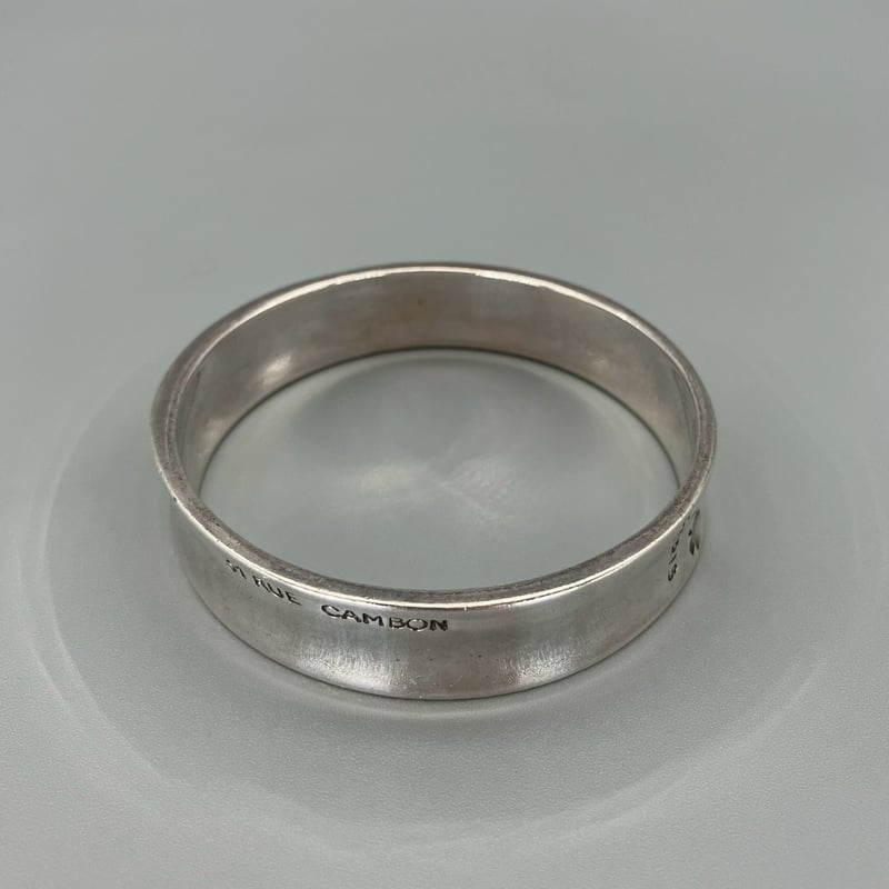 CHANEL (シャネル) ヴィンテージ シルバー925 ロゴ バングル | Cattleya