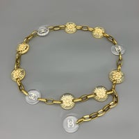 CHANEL (シャネル) ヴィンテージ ココマーク クリア ラウンド チェーンベルト