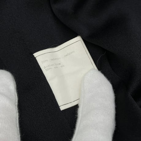 CHANEL (シャネル) ヴィンテージ ココボタン カシミア ベルト ジャケット コート