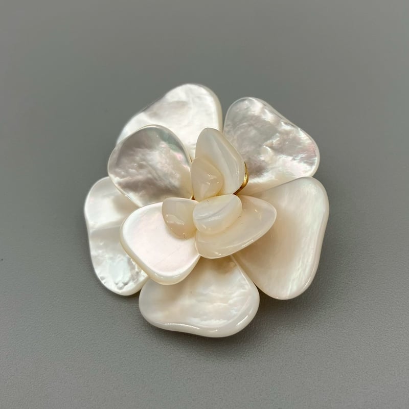 CHANEL (シャネル) ヴィンテージ カメリア フラワー ブローチ