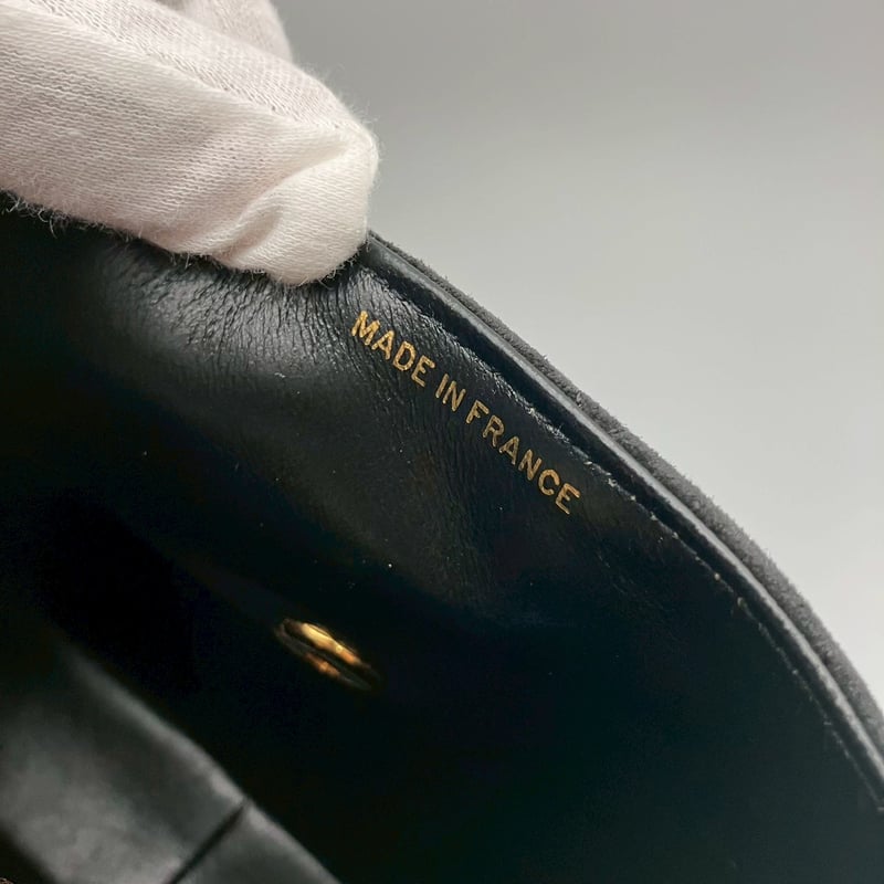 CHANEL (シャネル) ヴィンテージ スエード ターンロック ココマーク