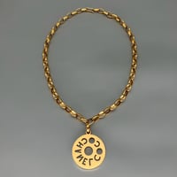 CHANEL (シャネル) ヴィンテージ ラウンド ロゴ ネックレス