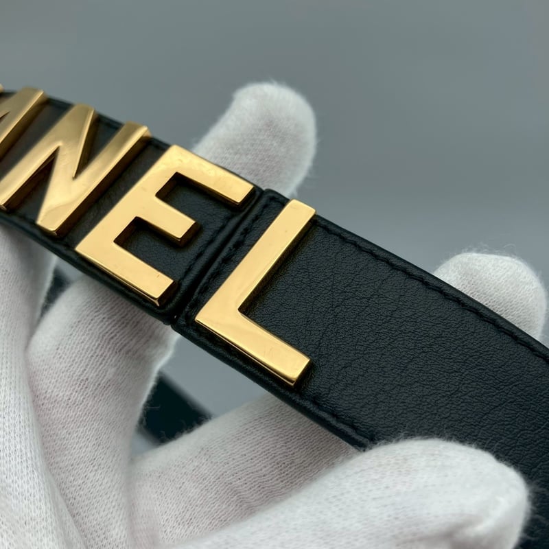 CHANEL (シャネル) ヴィンテージ ロゴ レザー ベルト | Cattleya Vintage