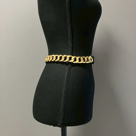 CHANEL (シャネル) ヴィンテージ チェーン レザー ベルト