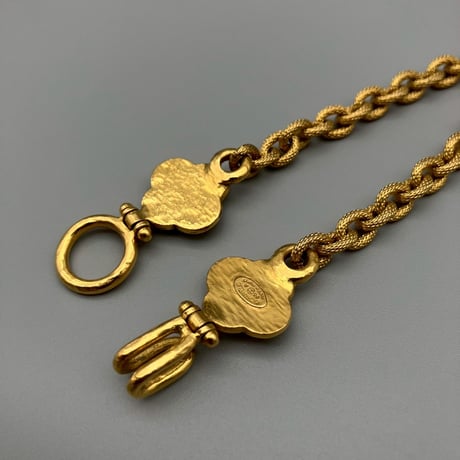CHANEL (シャネル) ヴィンテージ パール ココマーク クロス ネックレス