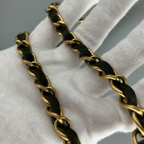 CHANEL (シャネル) ヴィンテージ マトラッセ ココマーク ターンロック チェーン ベルト