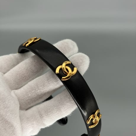 CHANEL (シャネル) ヴィンテージ ココマーク カチューシャ ヘアアクセサリー