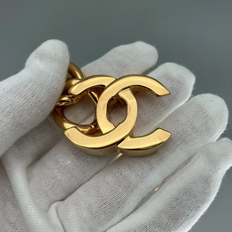CHANEL (シャネル) ヴィンテージ デカココ ターンロック ココマーク ネックレス