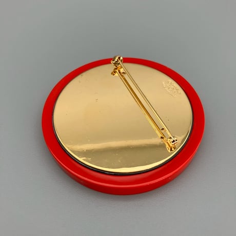 CHANEL (シャネル) ヴィンテージ デカココ ココマーク ラウンド 大振り ブローチ