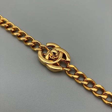 CHANEL (シャネル) ヴィンテージ ターンロック パール ネックレス