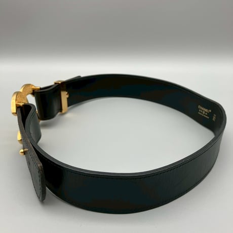 CHANEL (シャネル) ヴィンテージ デカココ ココマーク レザーベルト
