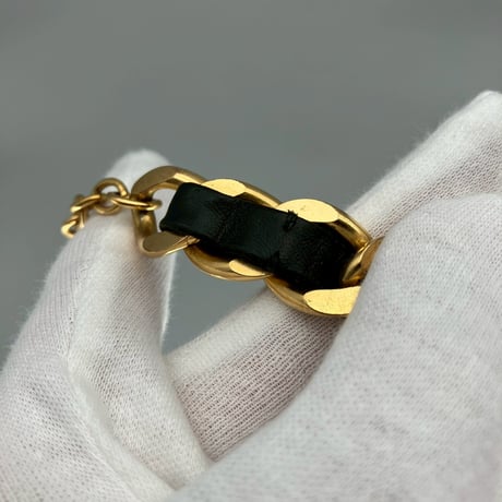 CHANEL (シャネル) ヴィンテージ ロゴ ラインストーン ネックレス チョーカー